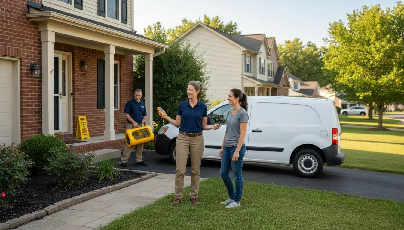 Water restoration image for Dehumidification And Cleanup Services in Albany, MN